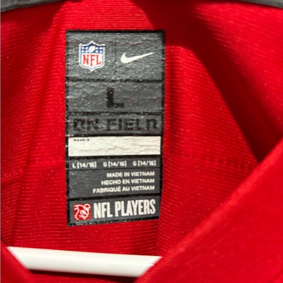 Nike NFL Kansas City Chiefs Patrick Mahomes Official Red Game Jersey Youth L - Picture 6 of 12